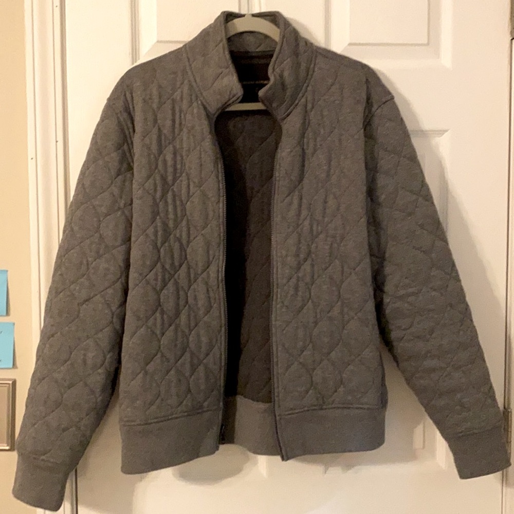 Banana Republic Grey Quilted Jacket